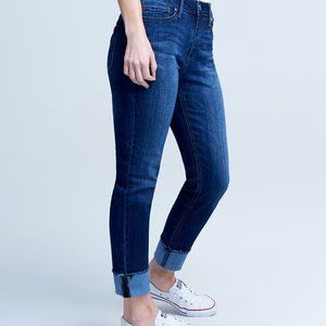 Seven - Avalon High-Cuff Straight Jeans - Sz6